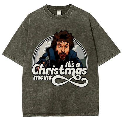 It‘s A Christmas Movie Vintage Distressed T-shirt
