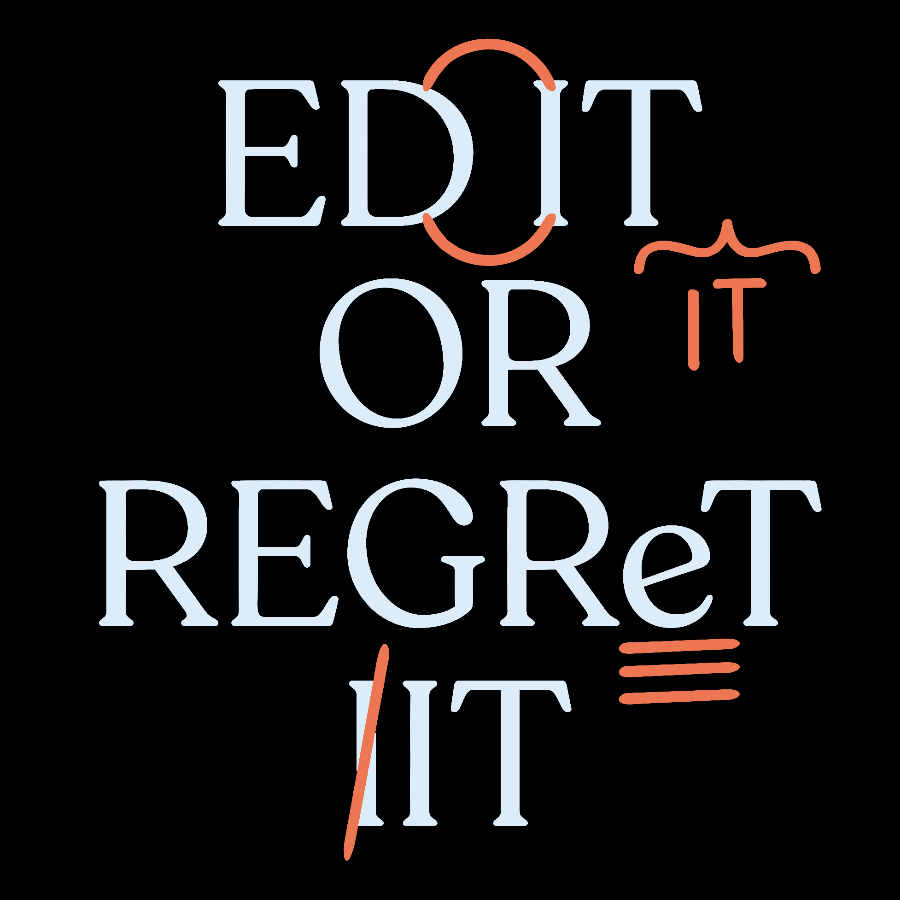 Edit Or Regret It Geek T-Shirt
