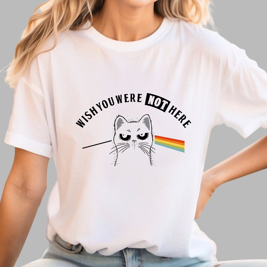Wish You Were NOT Here Geek T-Shirt