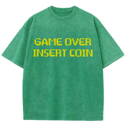 Game Over Vintage Distressed T-shirt