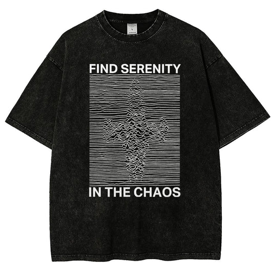Serenity In Chaos Vintage Distressed T-shirt