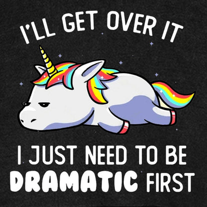 I Just Need To Be Dramatic Firat Funny Vintage Distressed Hoodie