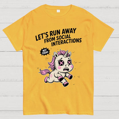 Let's Run Away Geek T-Shirt