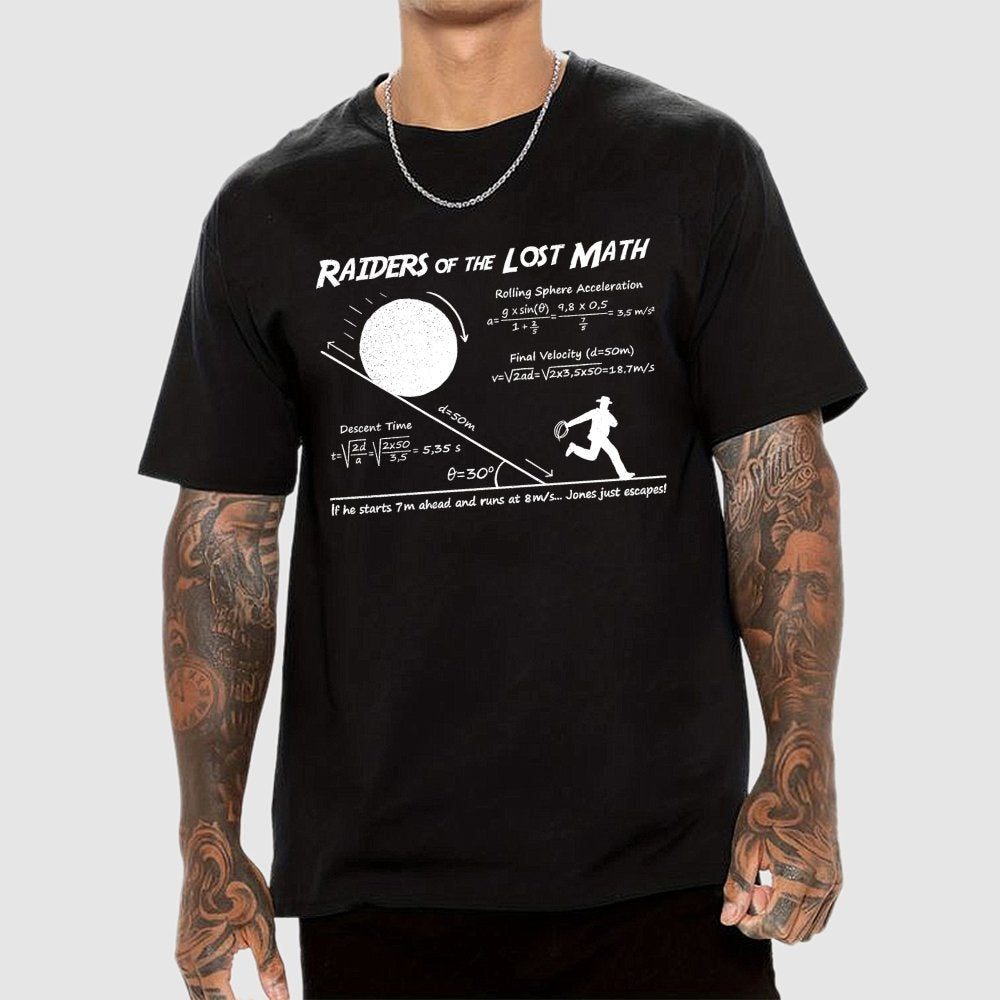 Raiders of the Lost Math Geek T-Shirt