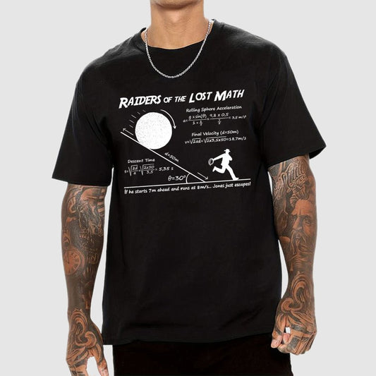 Raiders of the Lost Math Geek T-Shirt