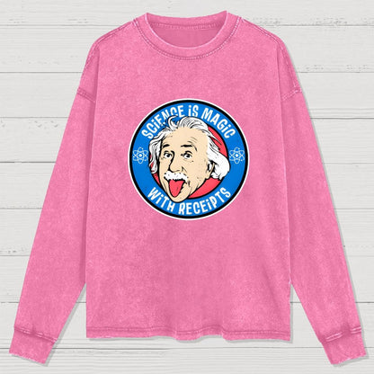 Science Is Magic Washed Long Sleeve Tee
