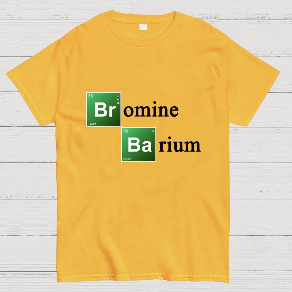 Breaking Bad Bromine Barium Unisex Geek T-Shirt
