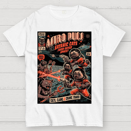 Astro Pugs Geek T-Shirt