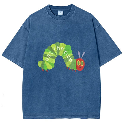 Eat the Rich Vintage Distressed T-shirt