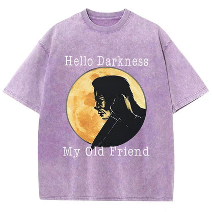 Hello Darkness My Old Friend Vintage Distressed T-shirt