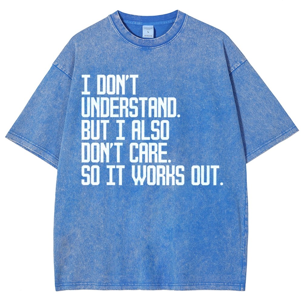 I Don't Understand Vintage Distressed T-shirt
