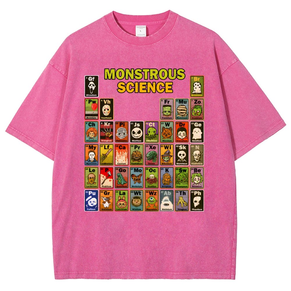 Monstrous Science Vintage Distressed T-shirt