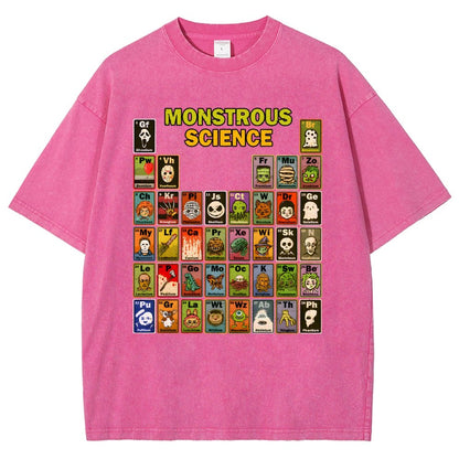 Monstrous Science Vintage Distressed T-shirt