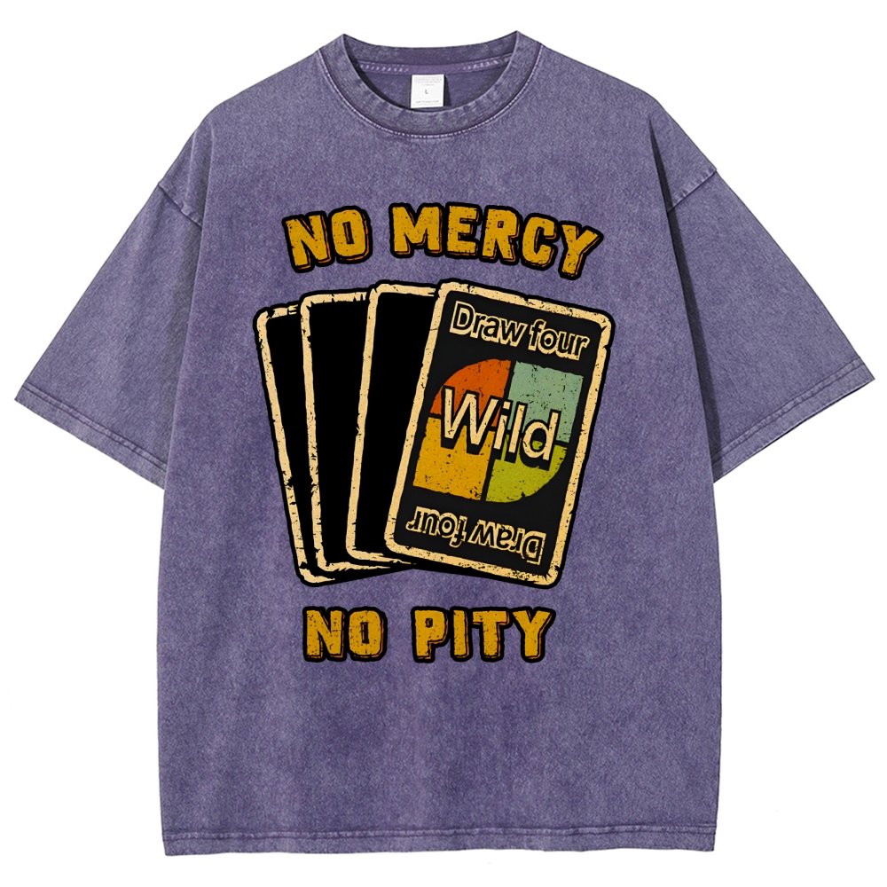 No Mercy No Pity Vintage Distressed T-shirt
