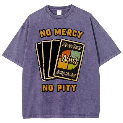 No Mercy No Pity Vintage Distressed T-shirt