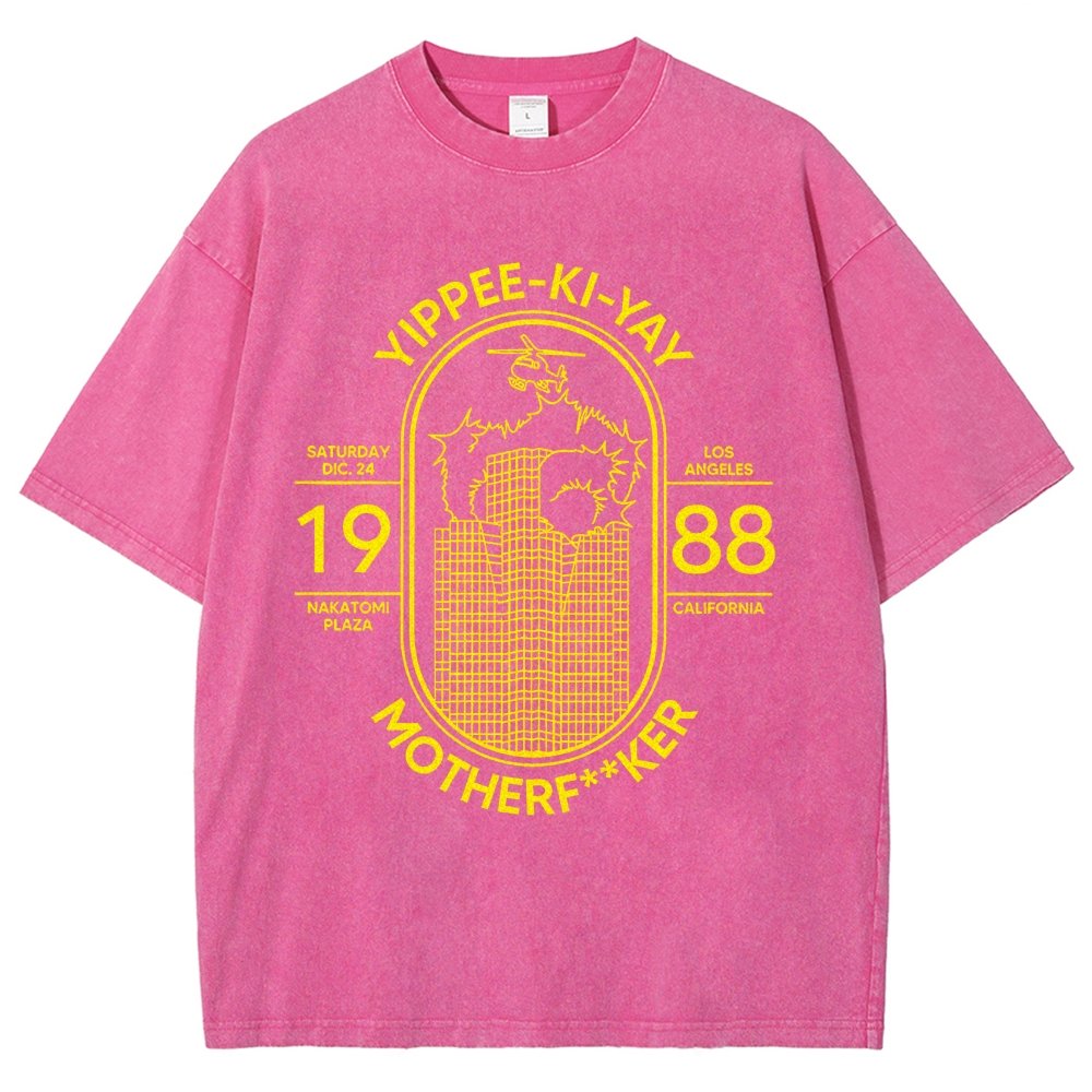 Yippie-ki-yay Vintage Distressed T-shirt