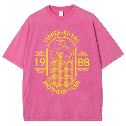 Yippie-ki-yay Vintage Distressed T-shirt