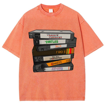 Nostalgic VHS - Action Edition Vintage Distressed T-shirt