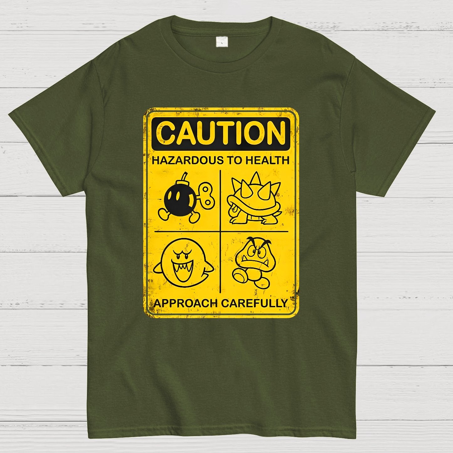 Caution Hazardous To Health Geek T-Shirt