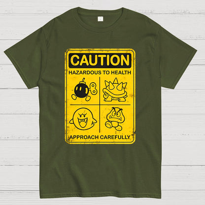 Caution Hazardous To Health Geek T-Shirt