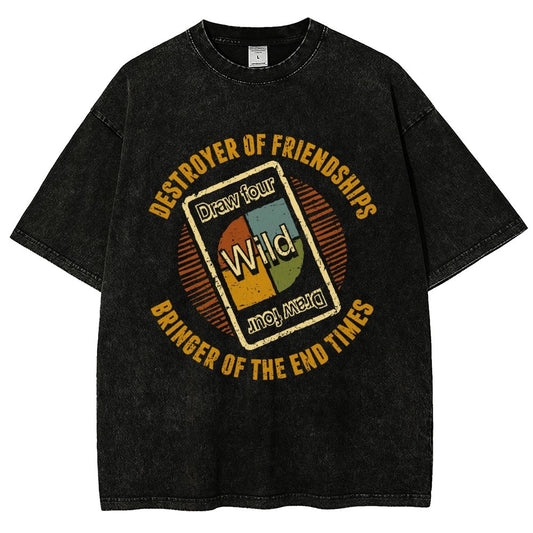 Destroyer of Friendships Vintage Distressed T-shirt