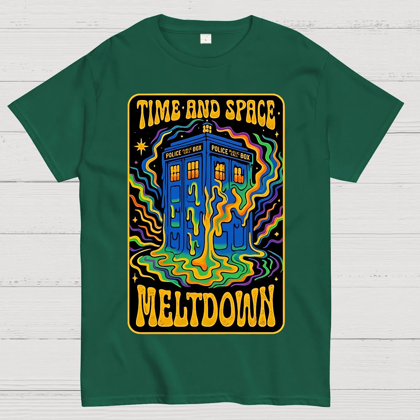 Time And Space Meltdown Geek T-Shirt
