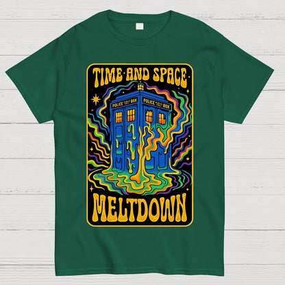 Time And Space Meltdown Geek T-Shirt