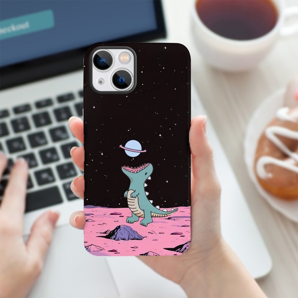 Dinosaurs Eat The Moon Phone Cases