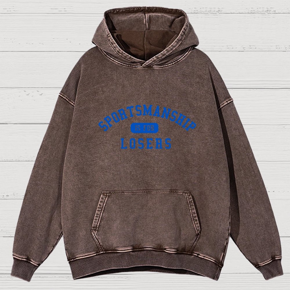 Sportsmanship Vintage Distressed Hoodie