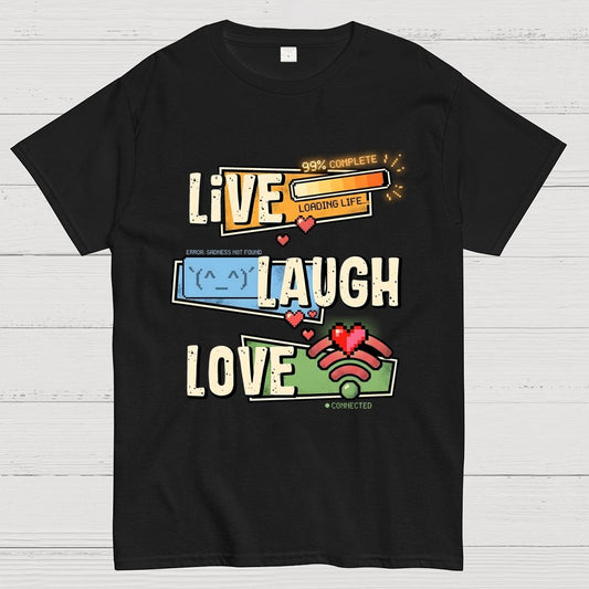 Live, Laugh, Love Geek T-Shirt
