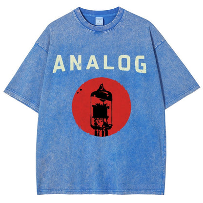 Vacuum Tube Analog Distressed Vintage Distressed T-shirt
