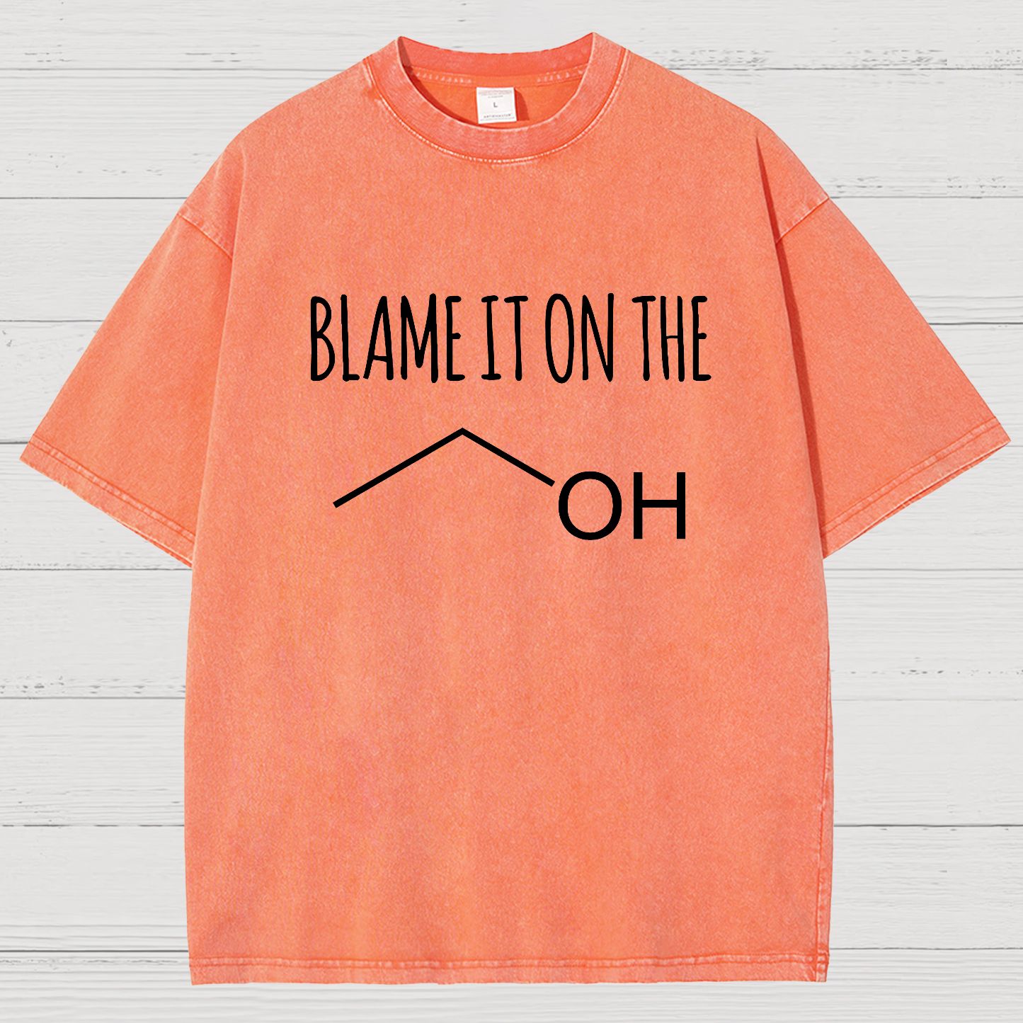 Blame It On The Alcohol Vintage Distressed T-shirt