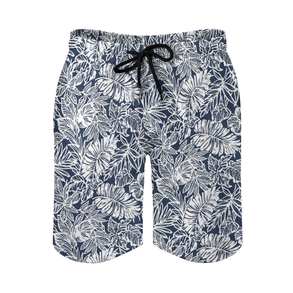 Batik Art Flowers Geek Shorts