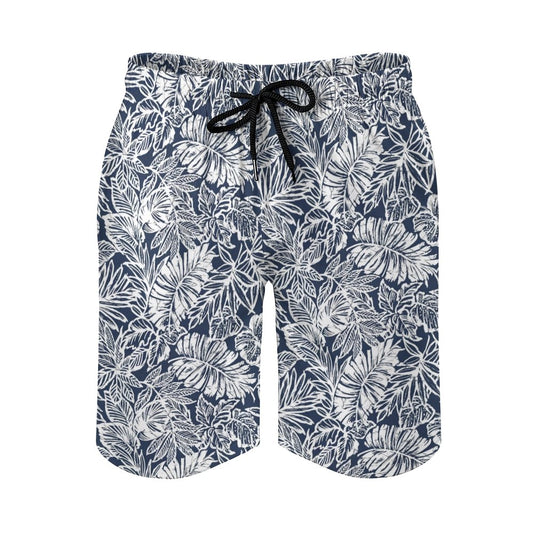 Batik Art Flowers Geek Shorts