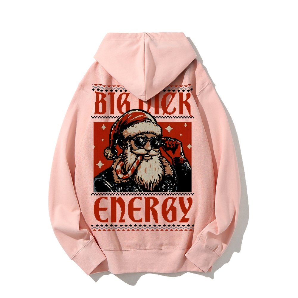 Big Nick Energy Printed Back Unisex Cotton Hoodie