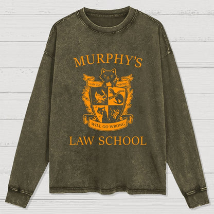 Murphy's University Washed Long Sleeve Tee