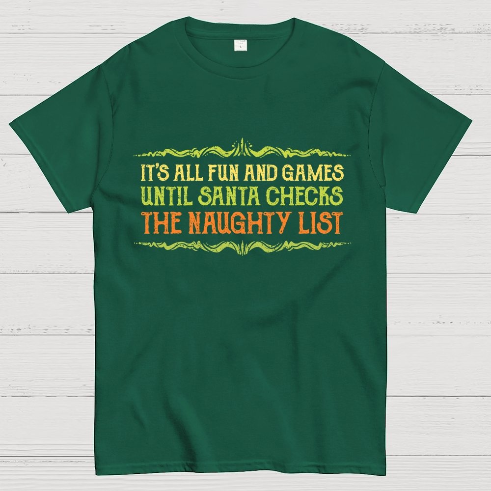 The Naughty List Geek T-Shirt