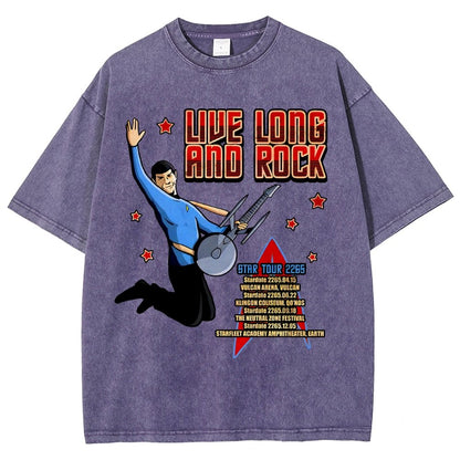 Live Long and Roll Vintage Distressed T-shirt