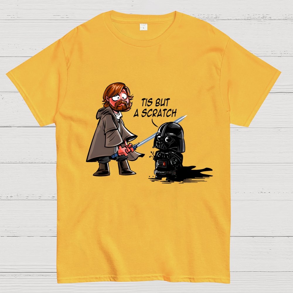 Scratch Skirmishes Tis But A Scratch Geek T-Shirt