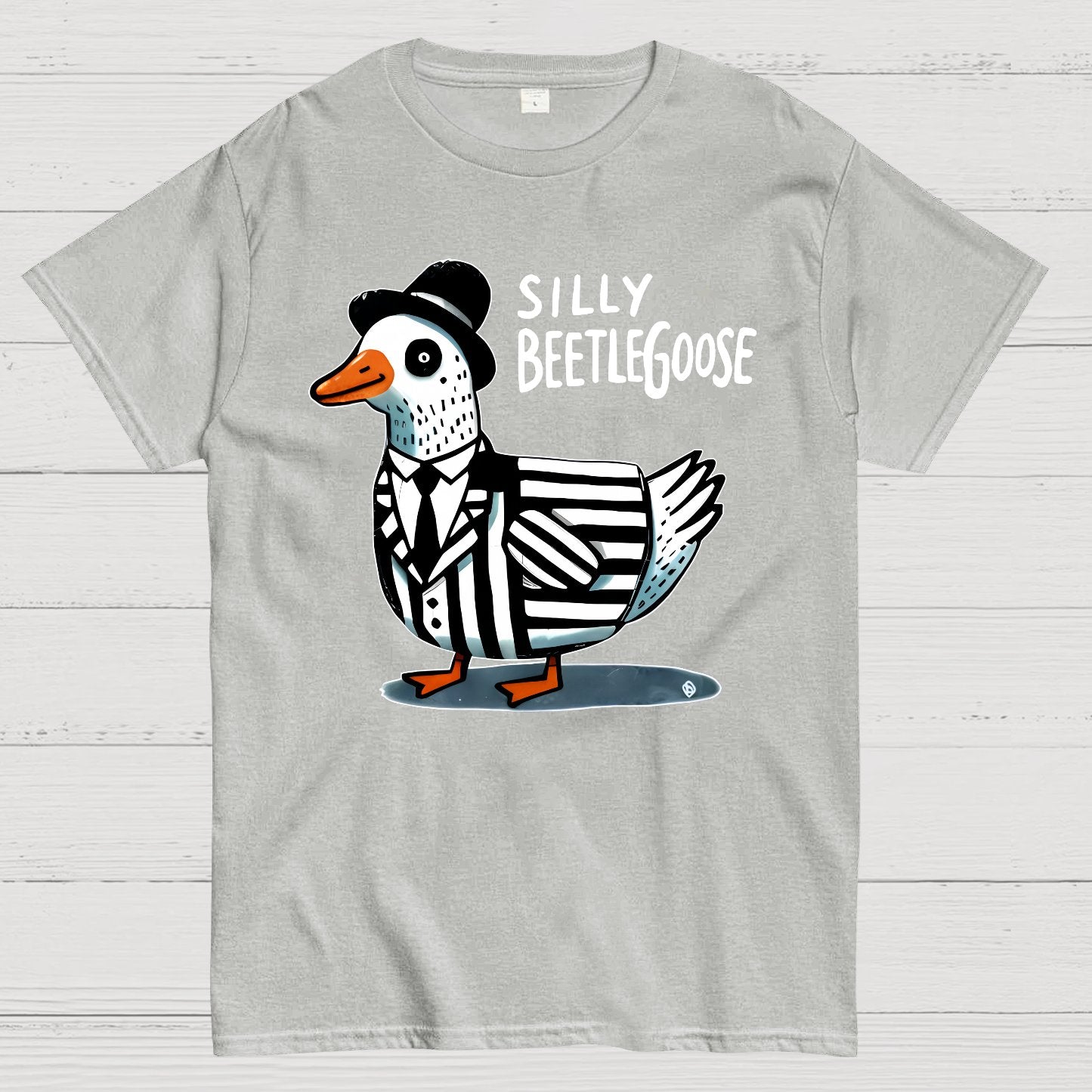 Silly Beetle Goose Funny Geek T-Shirt