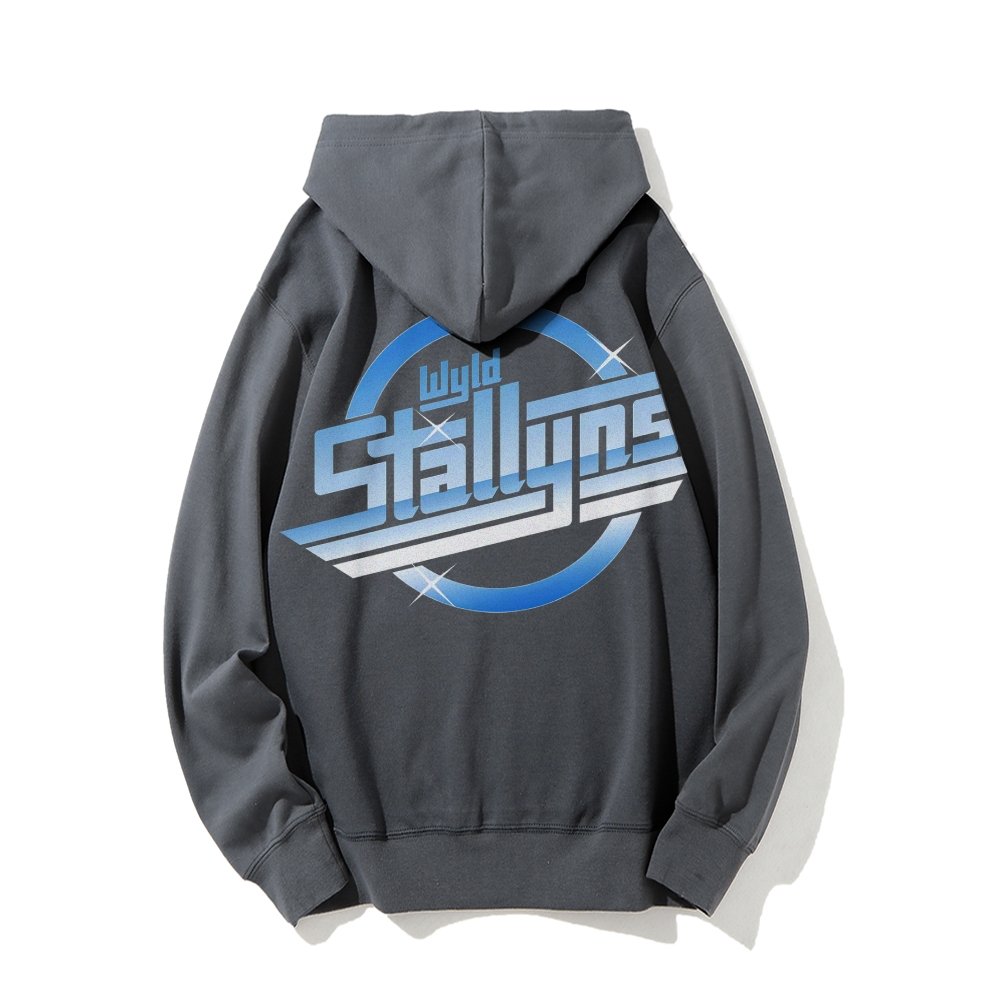 Wyld Stroke Printed Back Unisex Cotton Hoodie