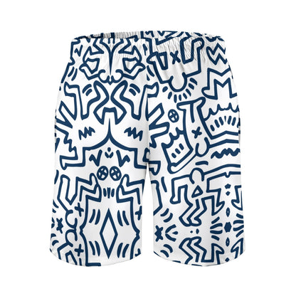 Geek Travel Culture Graffiti Geek Shorts