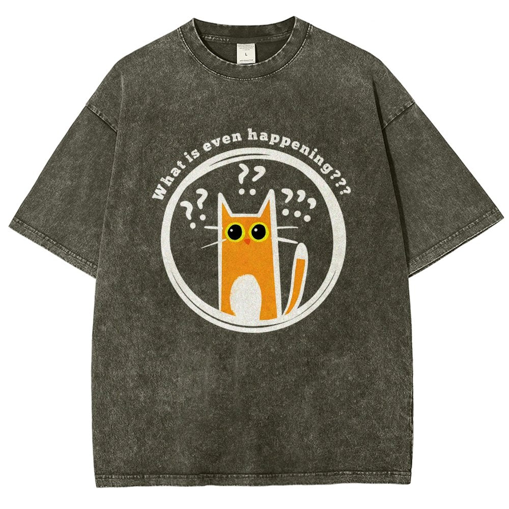 What is Even Happening Vintage Distressed T-shirt