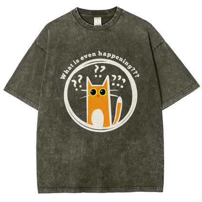 What is Even Happening Vintage Distressed T-shirt