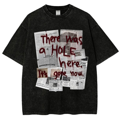 There Was a Hole Vintage Distressed T-shirt