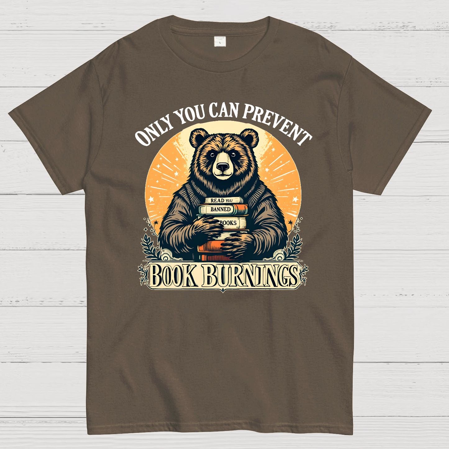 Only You Can Prevent Book Burnings Geek T-Shirt
