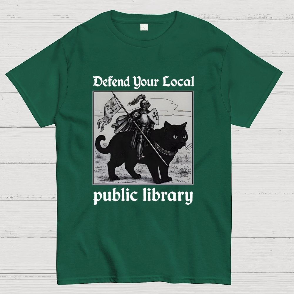 Defend Your Local public library Geek T-Shirt
