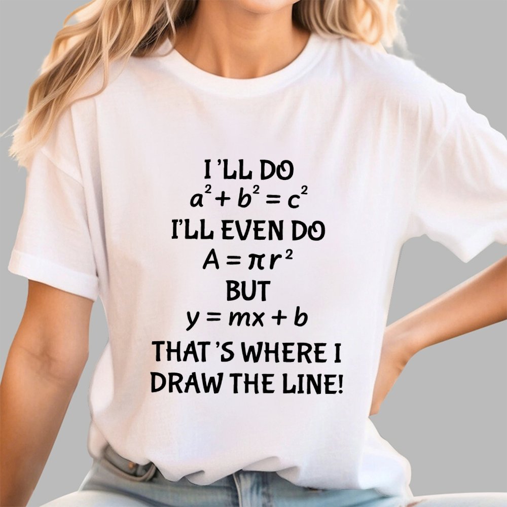 Funny Math Joke Quotes Geek T-Shirt