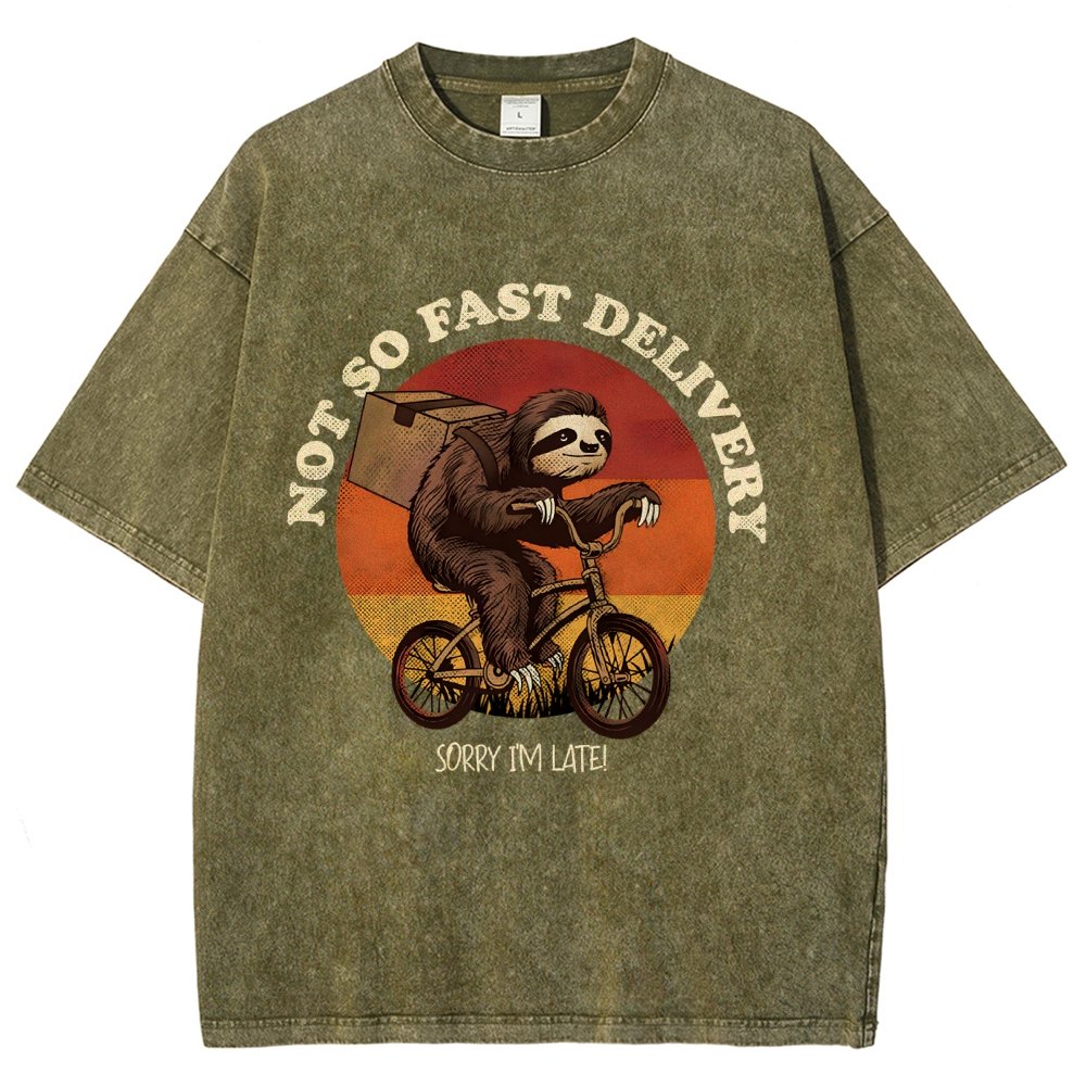 Not So Express Delivery Vintage Distressed T-shirt