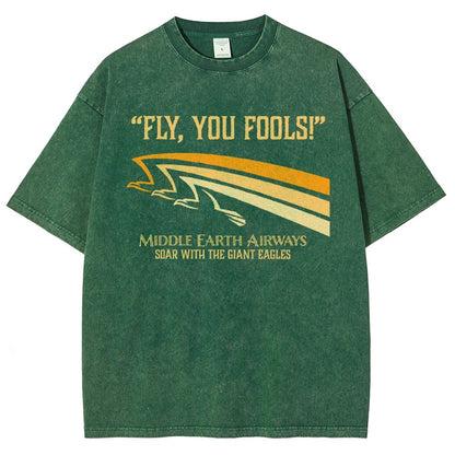 Fly, You Guys! Vintage Distressed T-shirt